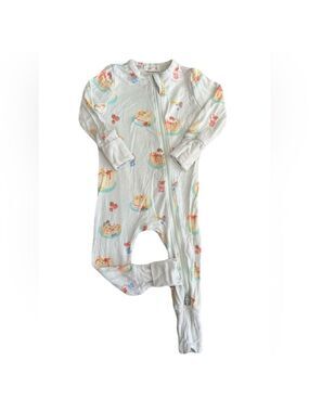 Angel Dear Bamboo Pancake‎ Print Kids Footie